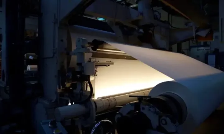 A machine used in the paper making process
