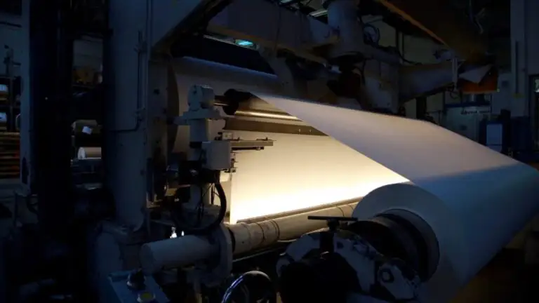 A machine used in the paper making process